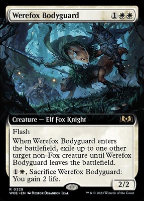 Werefox Bodyguard Wilds of Eldraine Foil