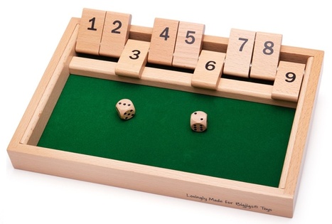 Bigjigs Toys Gioco in legno Chiudi i cubi