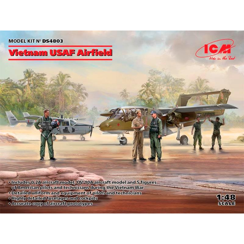 Aeroporto USAF, Vietnam. ICM DS4803