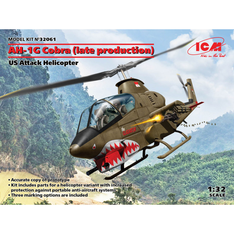 AH-1G Cobra, ultima versione. ICM 32061