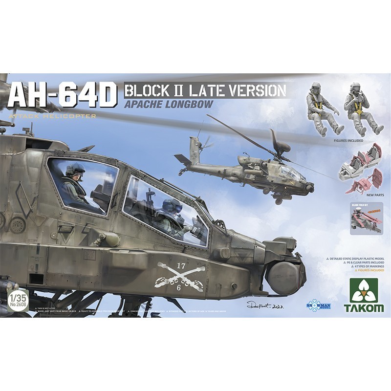 AH-64D Apache Longbow Block II, ultima versione. TAKOM 2608