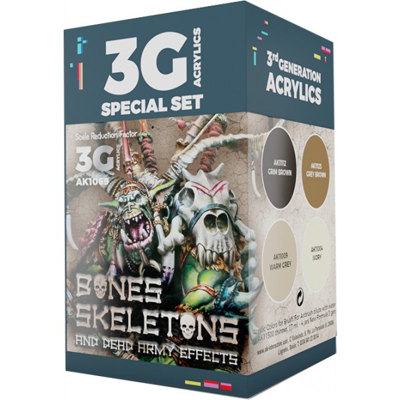 AK - Set di Pittura Bones and Skeletons - AK1069