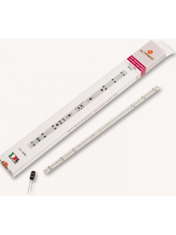 ALMROSE 2-20080/WW Scala HO Scheda luci basic bianco caldo a 8 led per scala HO
