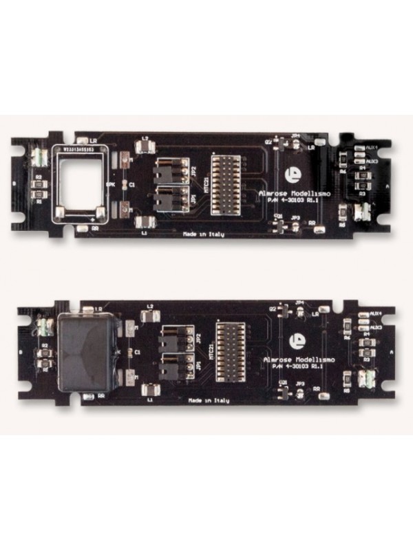 ALMROSE 4-30103/SZ Scala HO Main board per ROCO D345 con decoder sound Zimo