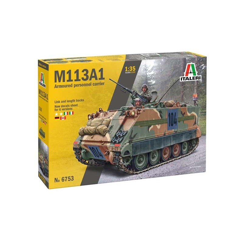 Veicolo corazzato americano M113A1. ITALERI 6753