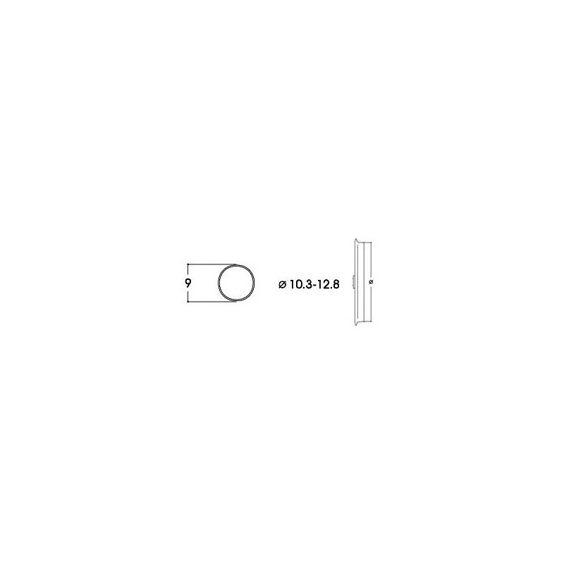 Anelli di adesione CC. 10,3 - 12,8 mm (x10). ROCO 40069