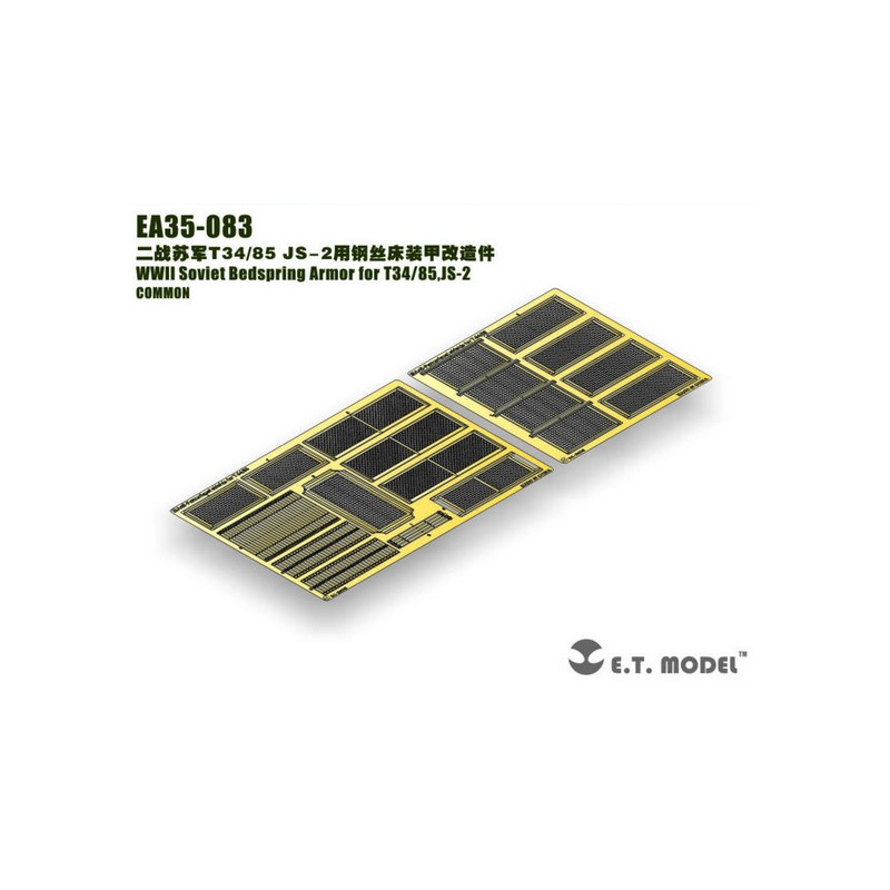 Fotoincisione: T34/85 e IS-2 sovietico - Armatura a molla. E.T. MODEL EA35-083
