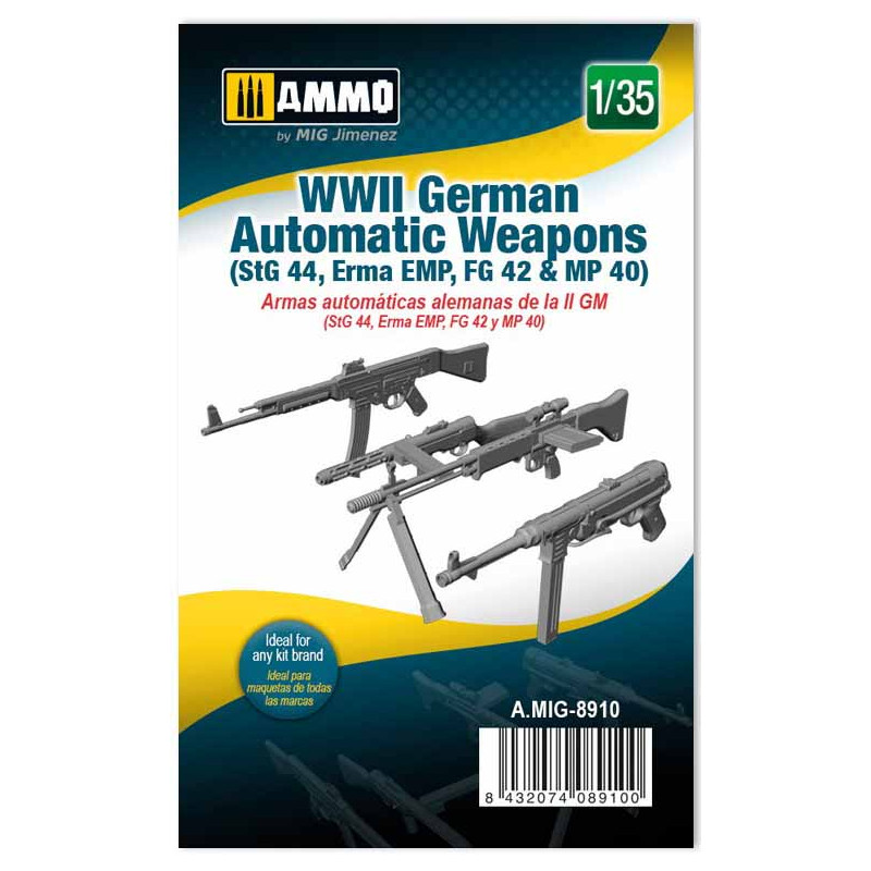 Armi automatiche tedesche della seconda guerra mondiale. AMMO MIG JIMENEZ 8910