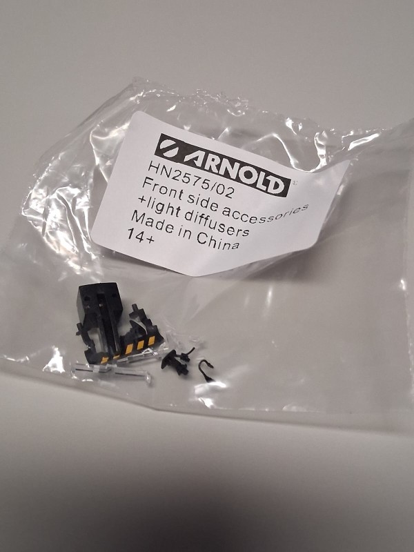 ARNOLD HN2575/02 Scala N Ricambi - Set vomere giallo e nero per D445