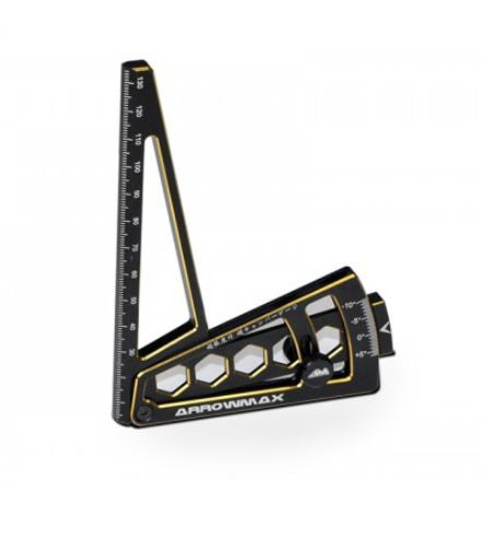 Arrowmax Squadra carrozzeria per 1/8 Nero Oro AM171098