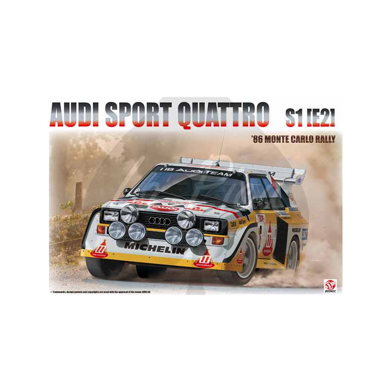Audi Sport Quattro S1 (E2) '86 Rally di Monte-Carlo. BEEMAX 24035