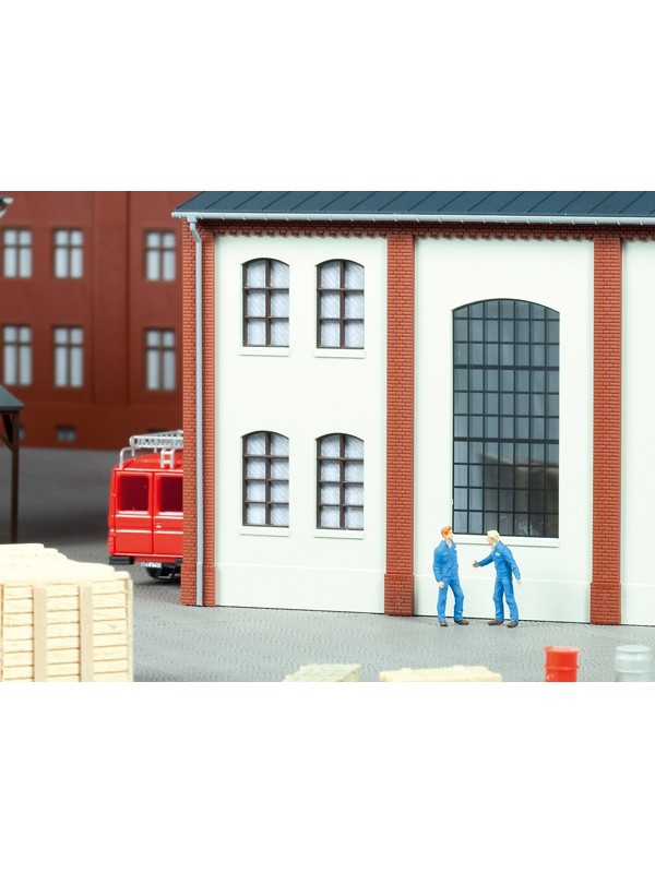 AUHAGEN 80204 Scala HO Finestre marroni industriali