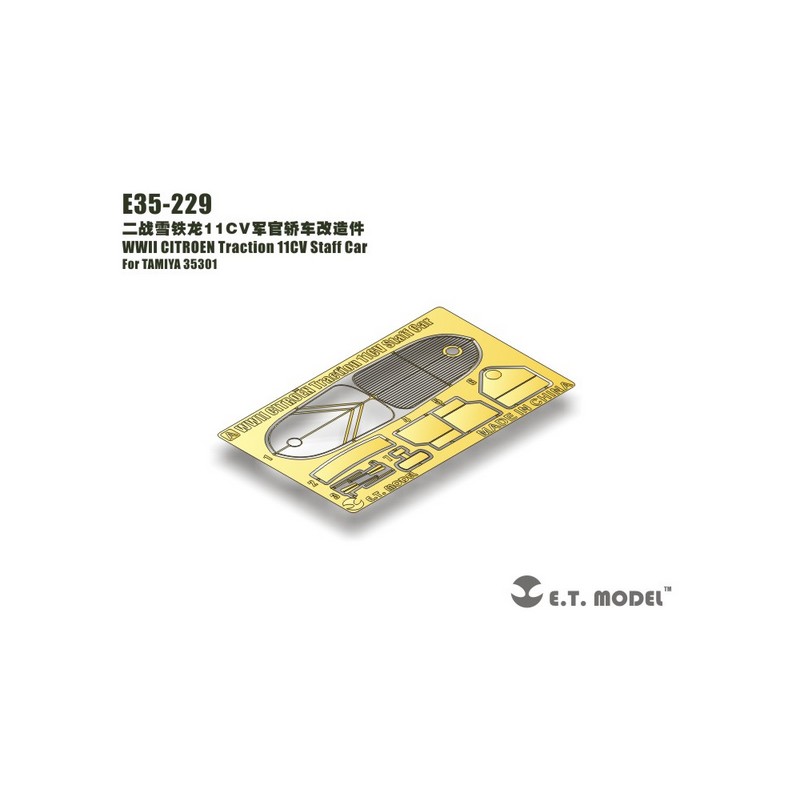 Fotoincisione: Citroen Traction 11CV - Auto del personale. E.T. MODEL E35-229