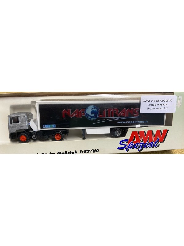AWM AUTOMODELLE USATODP30 Scala HO MAN con rimorchio Napolitrans