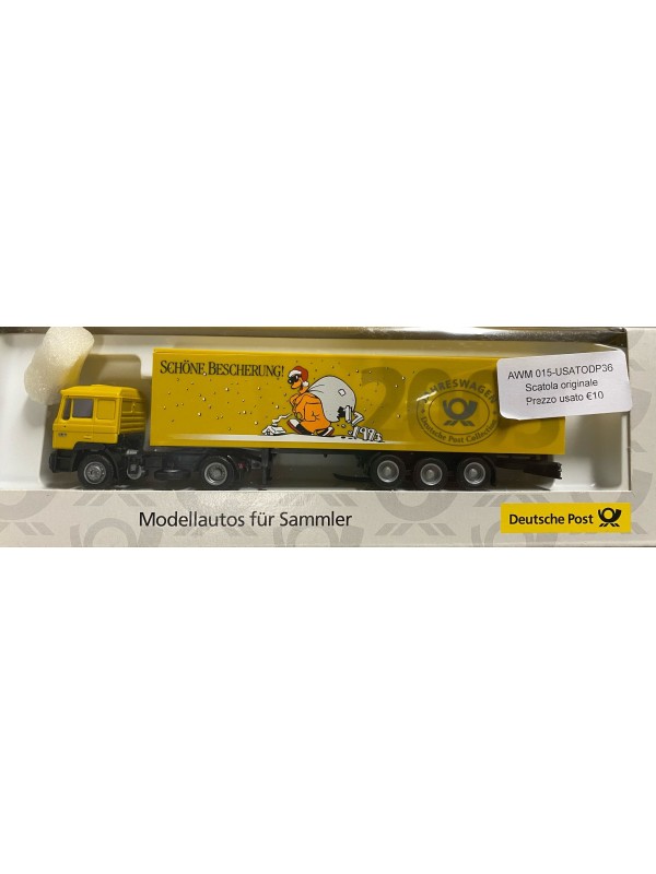 AWM AUTOMODELLE USATODP36 Scala HO MAN con rimorchio Deutsche Post