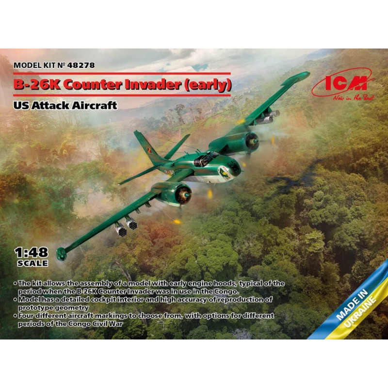 B-26K Counter Invader (all'inizio). ICM 48278