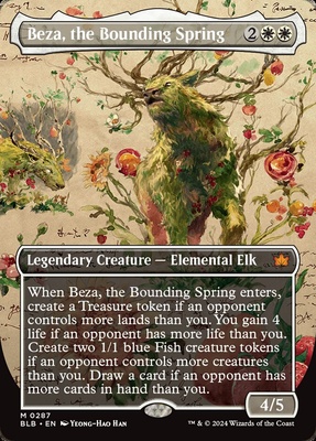 Beza, the Bounding Spring Bloomburrow      Foil