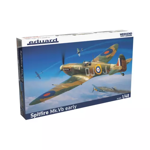 Aerei da caccia britannici - Spitfire Mk.Vb - Eduard Kit di plastica 84198 - 1/48