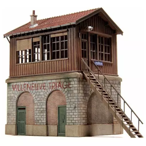 Torre di segnalazione Villeneuve-Triage - Kit in resina - Non verniciato - Artitec 10.182 - HO 1/87