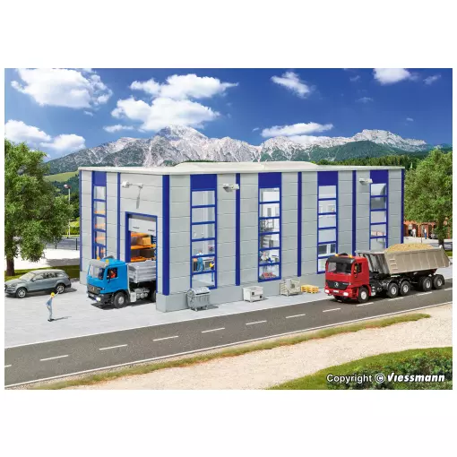 Atelier de réparation de camions - Kibri 39254 - HO 1/87