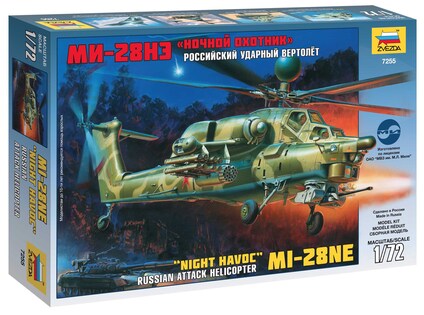 Kit modello Elicottero 7255 - Elicottero russo MIL MI-28N (1:72)