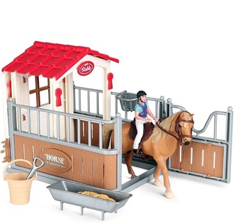 Fattoria di cavalli con integratori