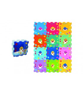 Baby Shark Tappetone Puzzle 12 Mattonellecon figure estraibilimisura mattonella 30.5 30.5 cm