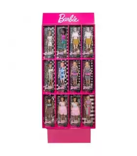 Barbie Ken Fashionistas ass.to Espositore da 24 Pezzi