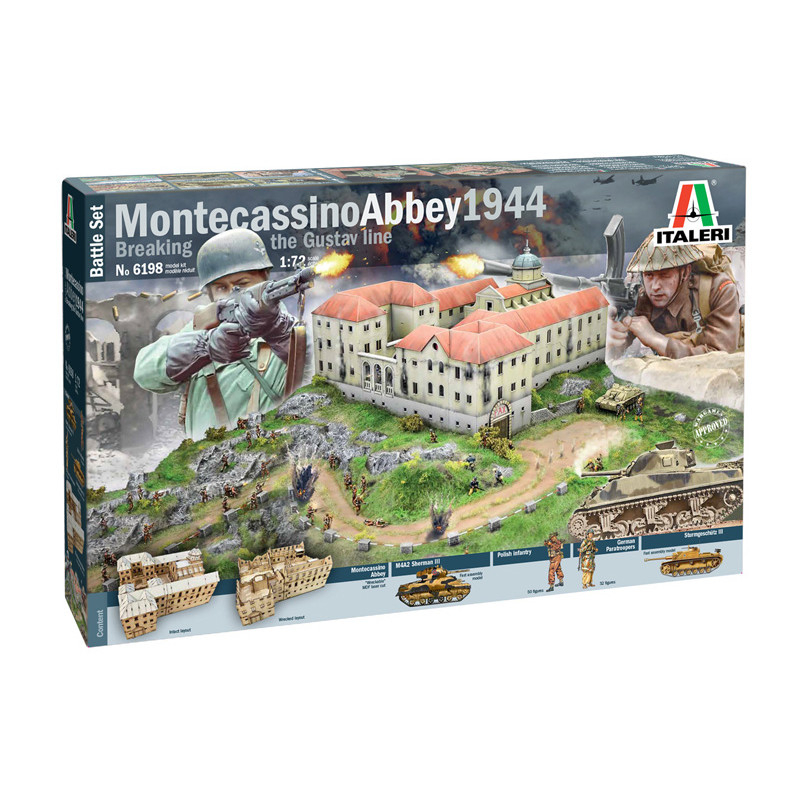 Battaglia di Montecassino, 1944. ITALERI 6198