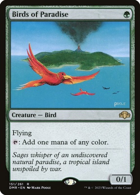 Birds of Paradise Dominaria Remastered      Foil