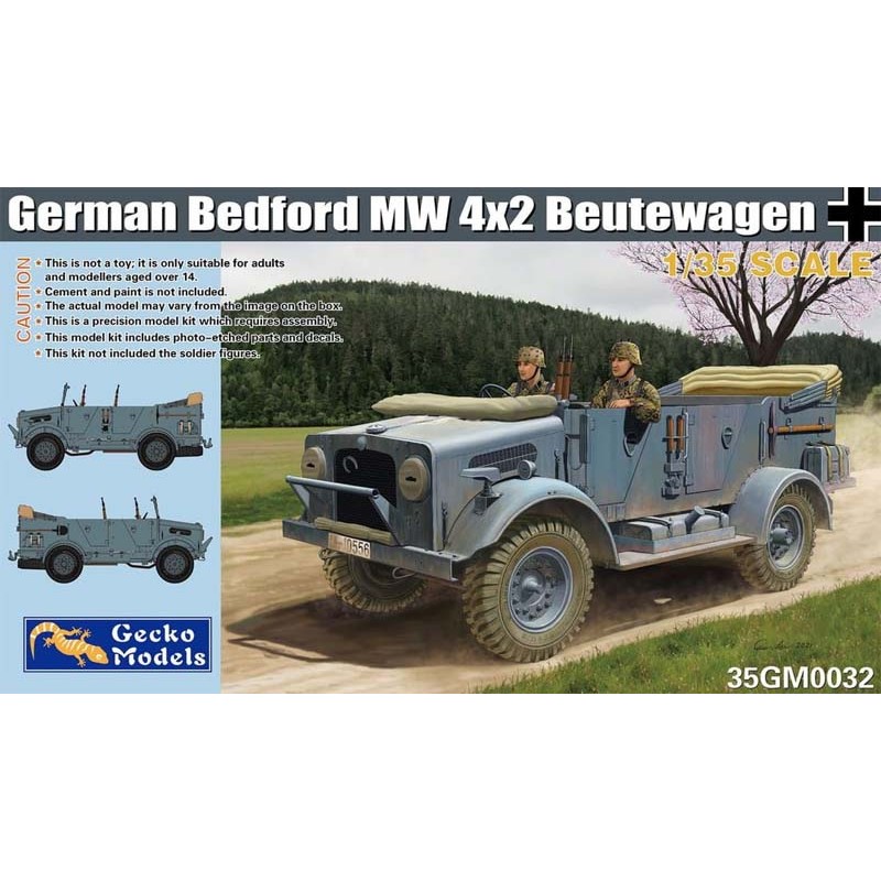 Beutewagen Bedford MW 4x2 Camion. GECKO MODELS 35GM0032