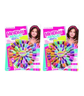 Blister 60 unghie minidiva asst.