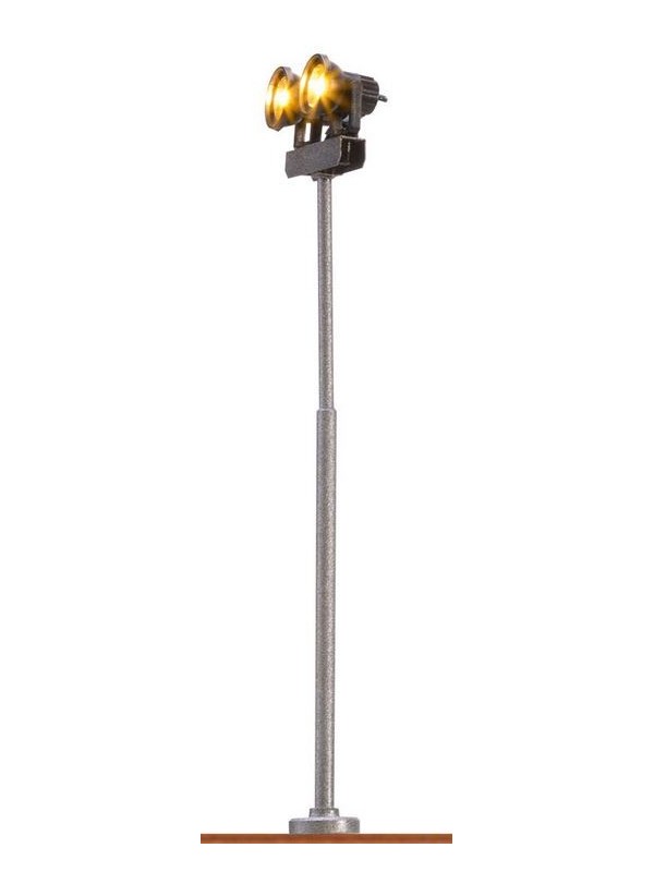 BRAWA 83012 Scala N Lampione a traliccio a due fari a LED alto mm. 75