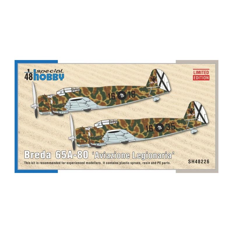 Breda 65A-80 "Aviazione Legionaria". SPECIAL HOBBY 48226