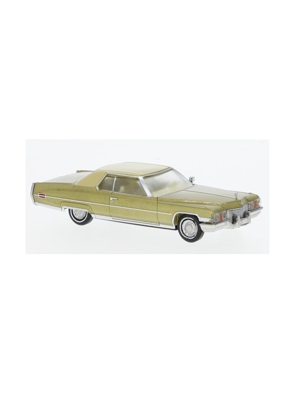 BREKINA 18126 Scala HO Cadillac Coupe deVille colore oro/beige 1972