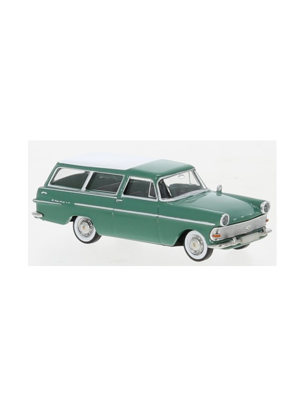 BREKINA 20137 Scala HO Opel P2 Caravan colore verde/bianco anno 1960