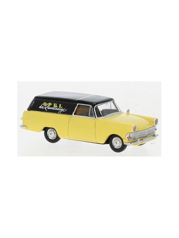 BREKINA 20194 Scala HO Opel P2 Kasten colore giallo/nero 1960