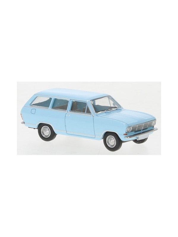 BREKINA 20430 Scala HO Opel Kadett B Caravan colore azzurro anno 1965