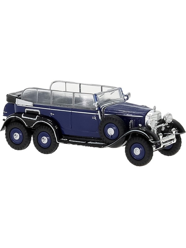 BREKINA 21077 Scala HO Mercedes Benz G4 con finestrini laterali blu scuro/nero