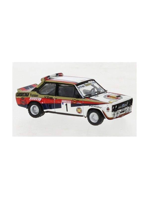 BREKINA 22663 Scala HO Fiat 131 Abarth No.1 Fiat Warsteiner Rally Hunsrück 1980