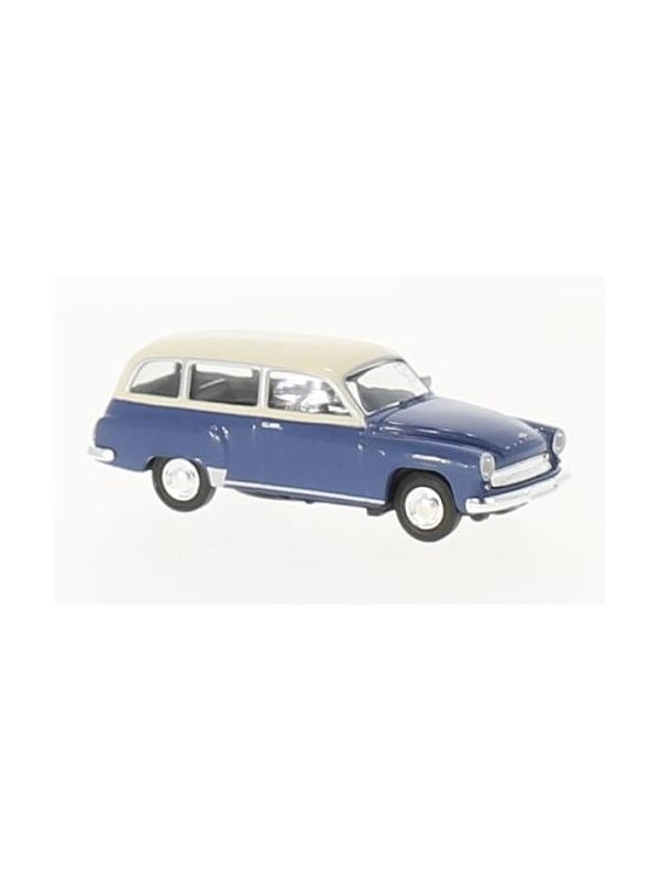 BREKINA 27185 Scala HO Wartburg 311 Kombi colore blù/beige