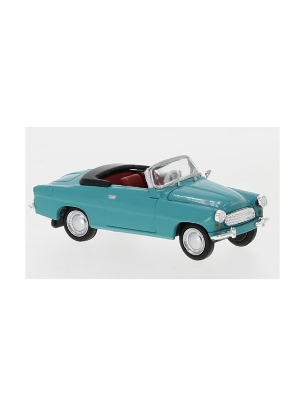 BREKINA 27435 Scala HO Skoda Felicia coupè colore azzurro anno 1959