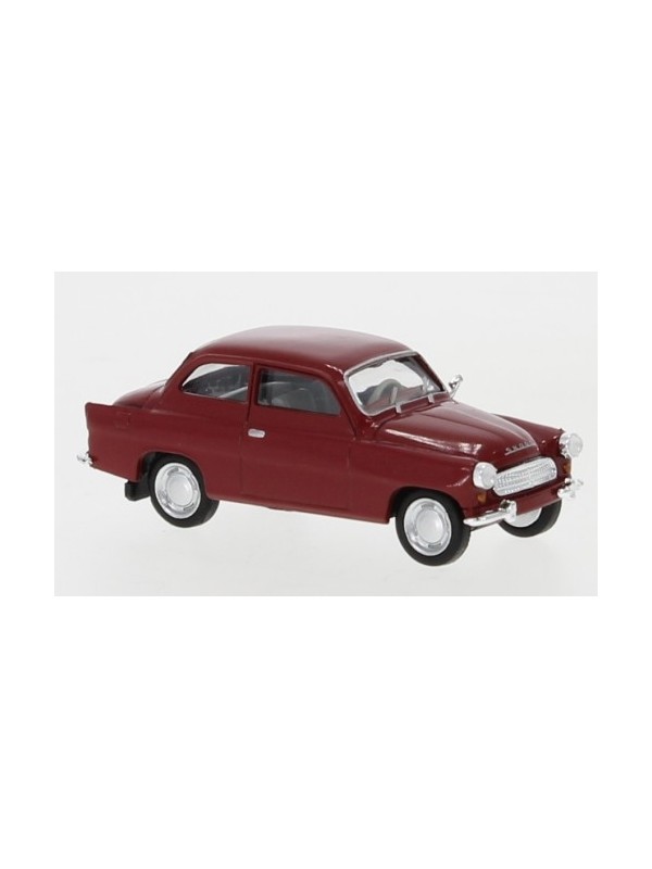 BREKINA 27455 Scala HO Skoda Octavia colore rosso scuro anno 1960