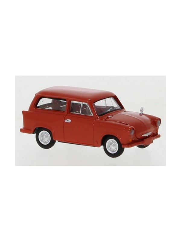 BREKINA 27557 Scala HO Trabant P 50 Kombi colore rosso anno 1960