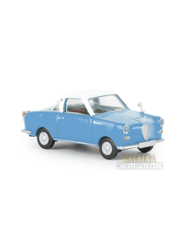 BREKINA 27850 Scala HO Goggomobil coupè colore azzurro /bianco