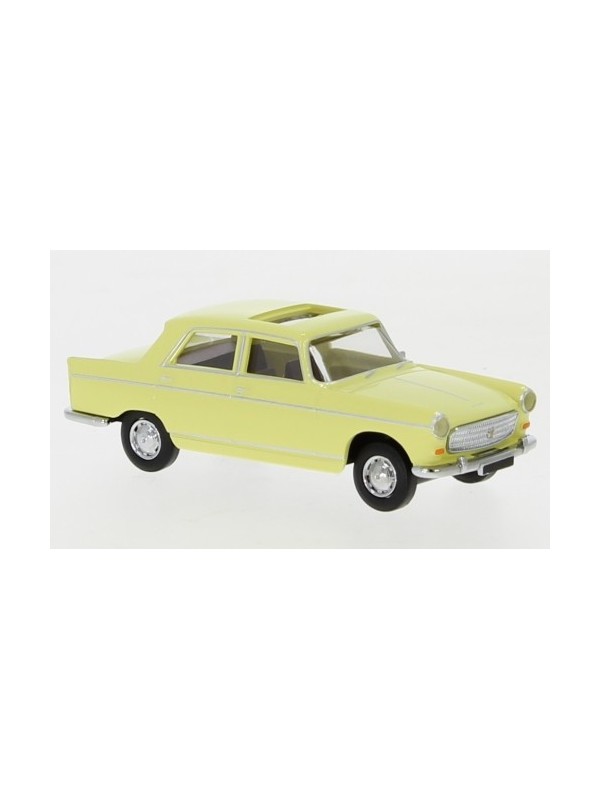 BREKINA 29023 Scala HO Peugeot 404 con tettuccio aperto colore giallo anno 1961