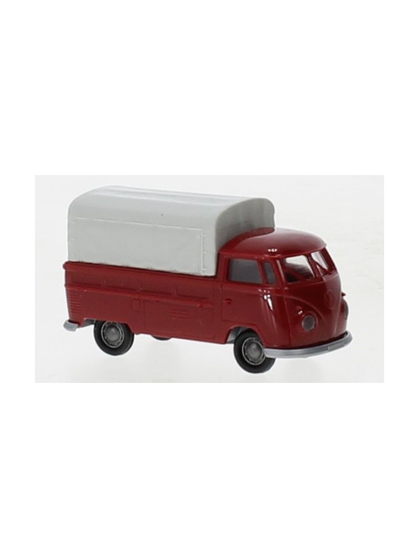 BREKINA 32984 Scala HO VW T1b Pritsche colore rosso scuro anno 1960