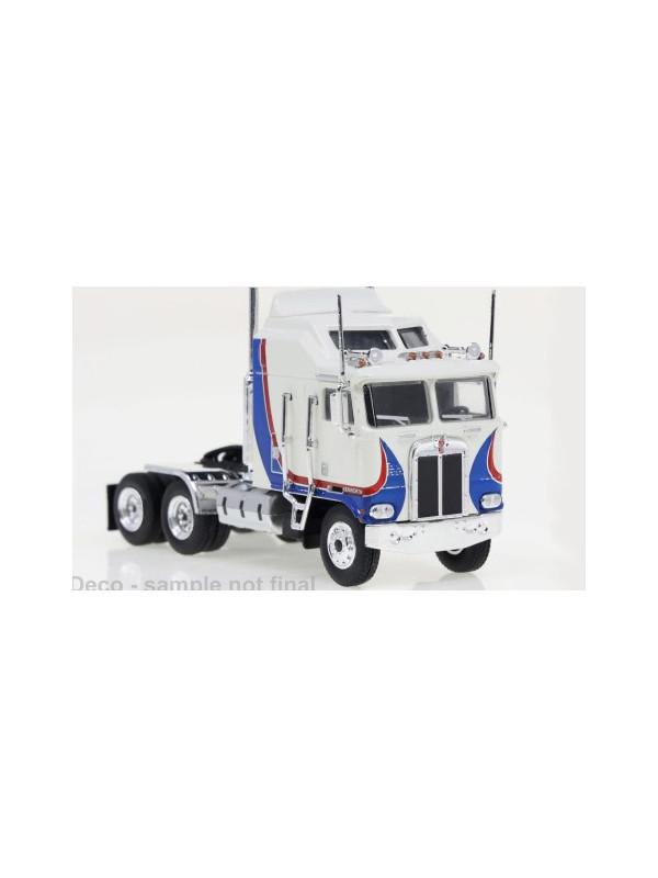 BREKINA 85731 Scala HO Motrice Kenworth K 100 Aerodyne bianco/blù anno 1976