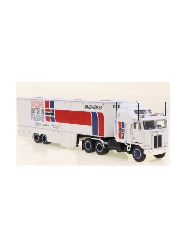 BREKINA 85740 Scala HO Kenworth K100 Aerodyne 1980 Race Transport Semitrailer