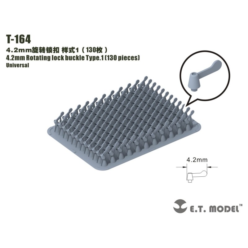 Butternuts di bloccaggio, 4,2 mm. E.T. MODEL T-164